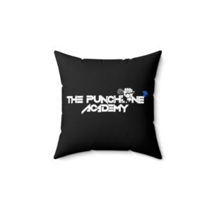 The Punchline Academy Logo Pillow