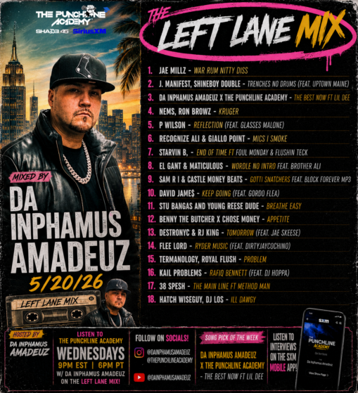 Da Inphamus Amadeuz Keeps the Underground Connected on the 5/20/26 Left Lane Mix