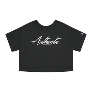 Authentic Crop Top Shirt By The Punchline Academy & Champion