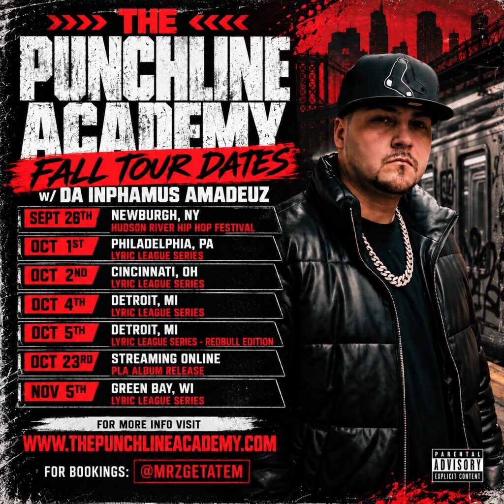 The Punchline Academy is hitting the road again with another major run of dates, bringing the Lyric League Series to new cities while continuing one of its biggest years yet.
