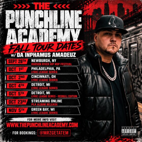 The Punchline Academy is hitting the road again with another major run of dates, bringing the Lyric League Series to new cities while continuing one of its biggest years yet.